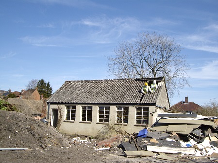Work on site and mitigation